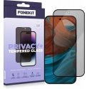 Fonekit Privacy+ täyskansi karkaistu lasi, Google Pixel 9A