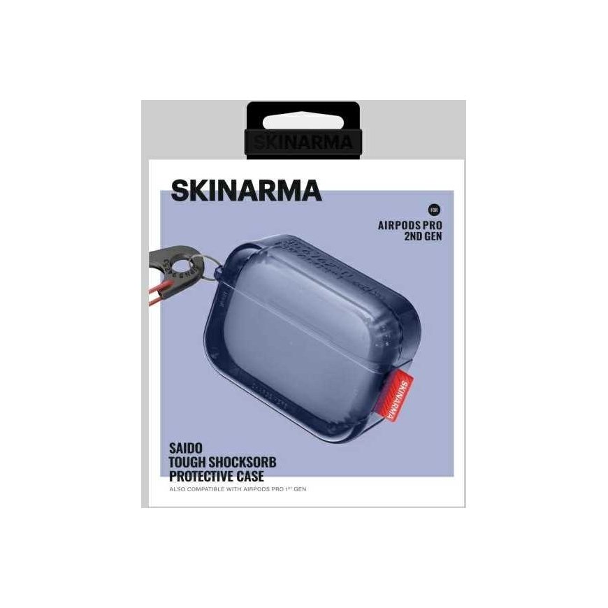 Skinarma Saido Apple AirPods Pro 2 -kotelo sininen – 3