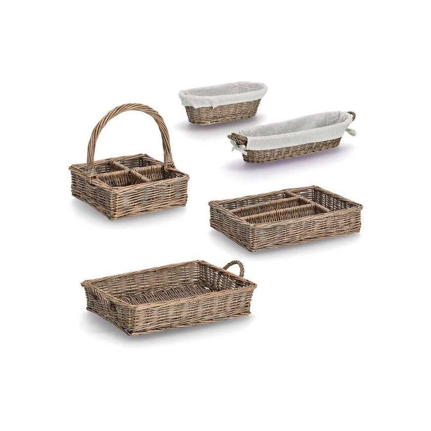 Zeller Wicker bread basket, 33 x 14 x 10 cm – 3
