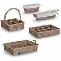 Zeller Wicker bread basket, 33 x 14 x 10 cm Zeller Wicker bread basket, 33 x 14 x 10 cm