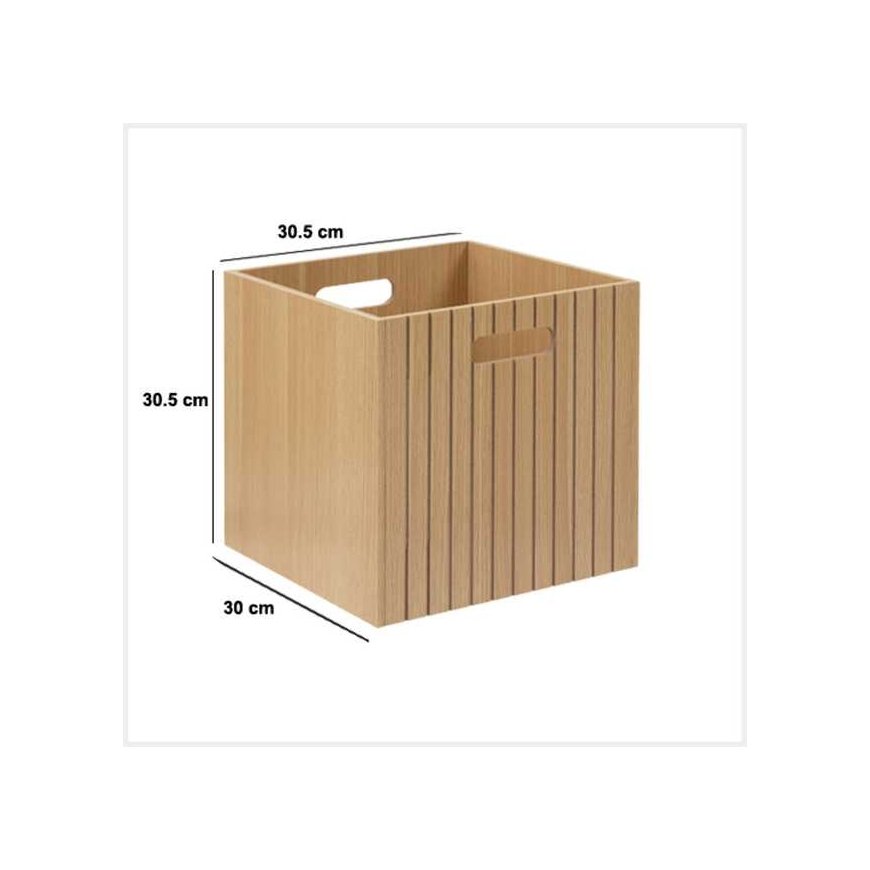 5five Simply Smart MDF basket with handles TASSO, 31 x 31 cm – 4
