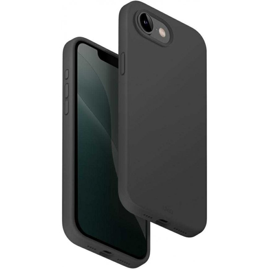 Uniq Lino Magclick Charging Case for iPhone 16e - Gray