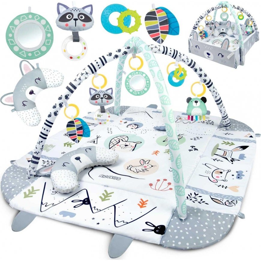 Opetusmatto Ricokids Rabbit, 110 x 100 cm