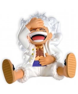 Plastoy One Piece Gear 5 Monkey D Luffy money box figure 15cm