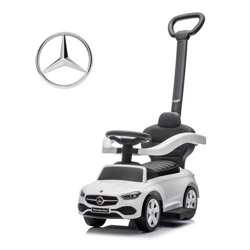 Skootteri ohjaustankolla MERCEDES C-Class Deluxe Milly Mally White