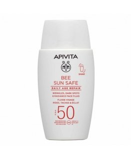 Apivita BEE SUN SAFE Daily Anti-Aging Repair SPF50 Facial Fluid 50 ml