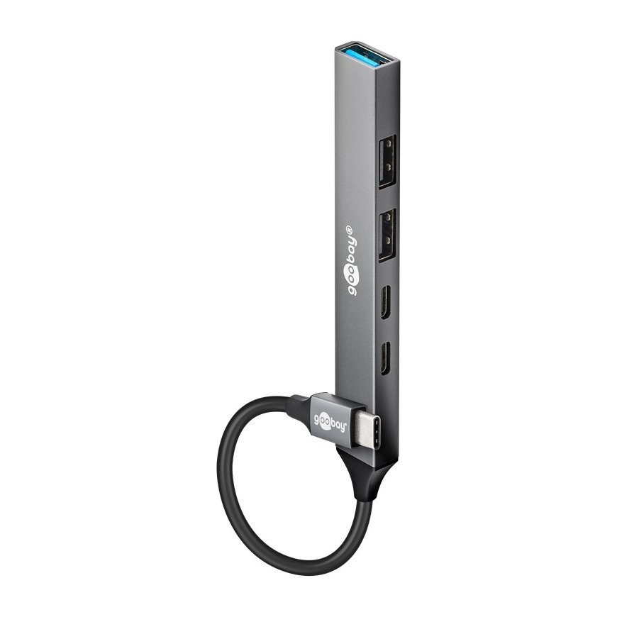 Goobay 74460 interfeisa centrmezgls USB 3