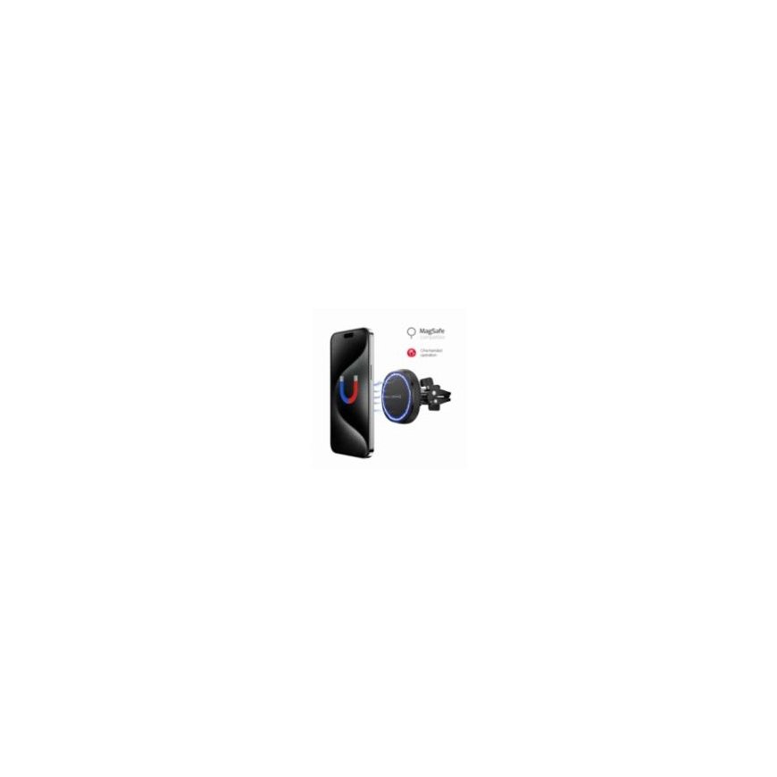 Tech-Protect MM15W-V6 Magnetic MagSafe Car Air Vent Holder - Bla