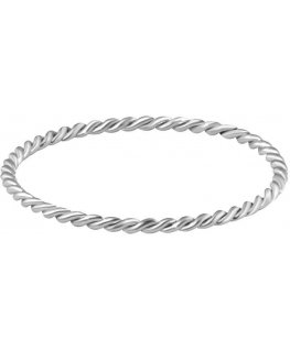 Troli Minimalist silver steel ring