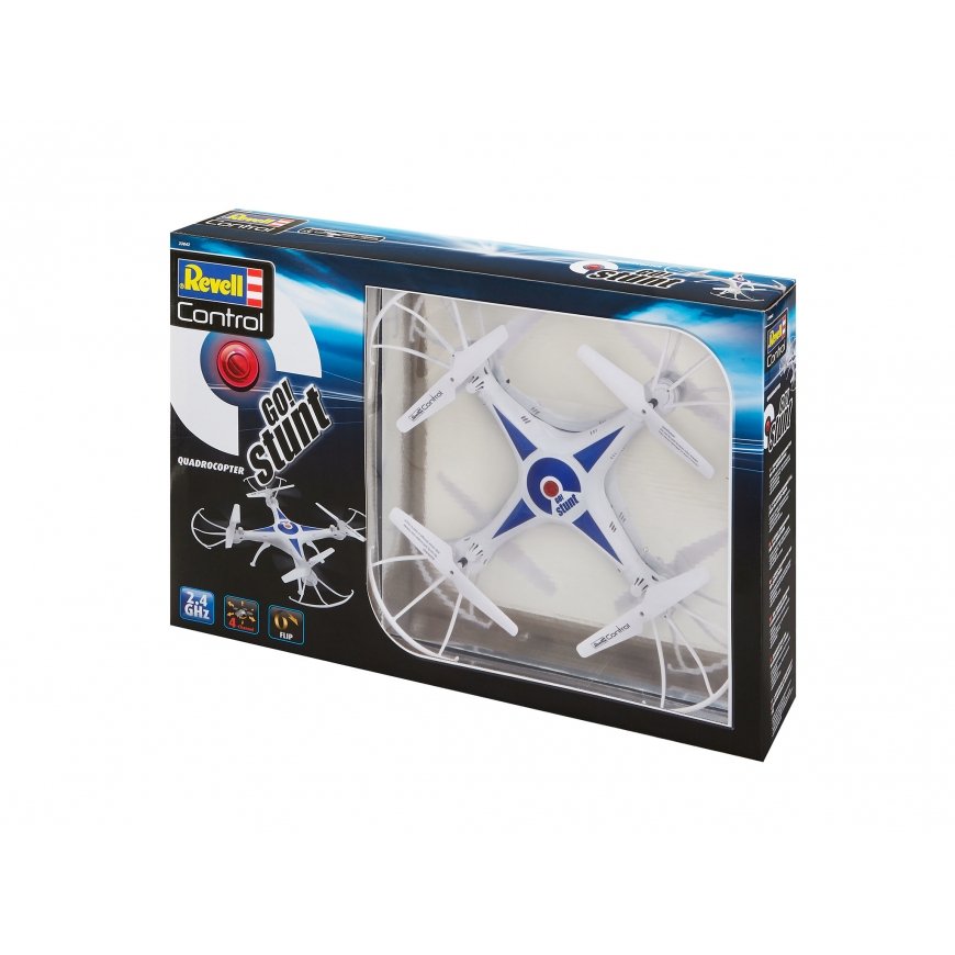 Revell GO! STUNT 4 rotors Quadcopter 380 mAh Blue, White – 5
