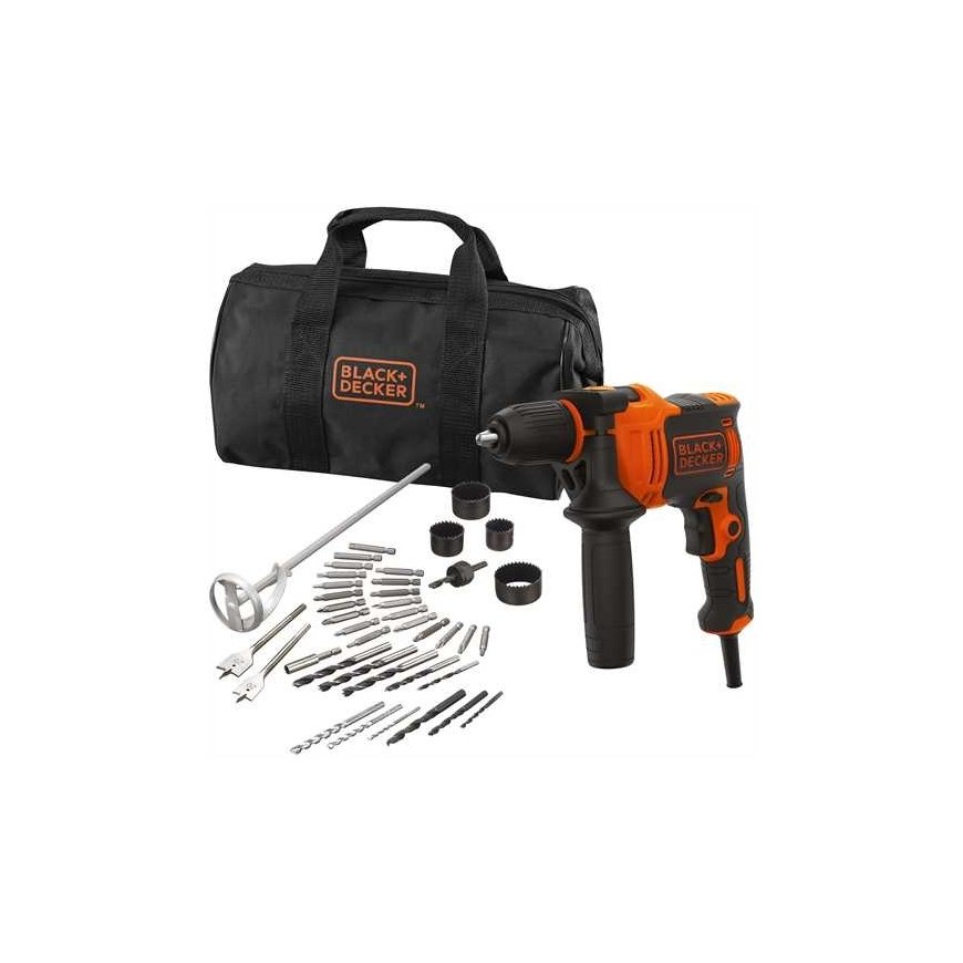 Black & Decker BEH710SA40 drill 2800 RPM Black, Orange