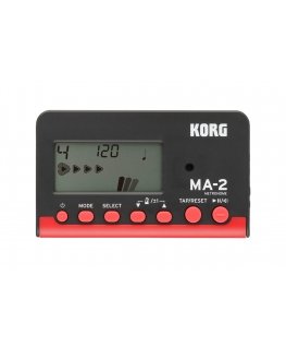 Korg MA-2 30 - 252 sitieni minūtē Digitālais metronoms Melns, Sarkans