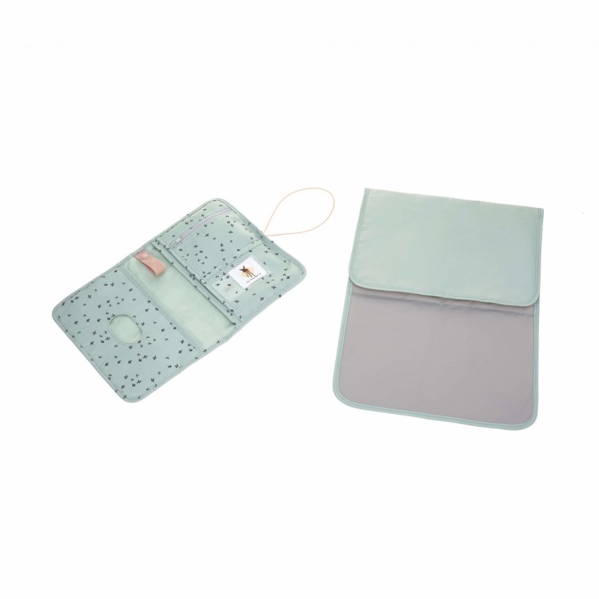 Lässig 1106008556 changing mat Polyester Black, Mint colour Flat – 3