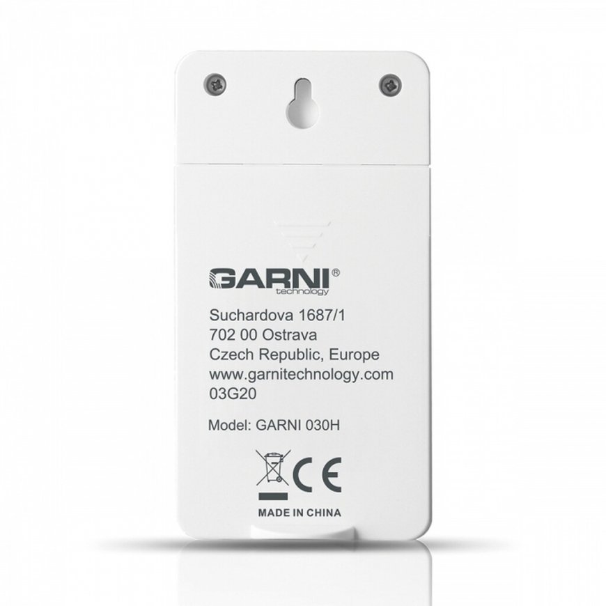 GARNI GARNI030H Balta LCD Baterija – 4