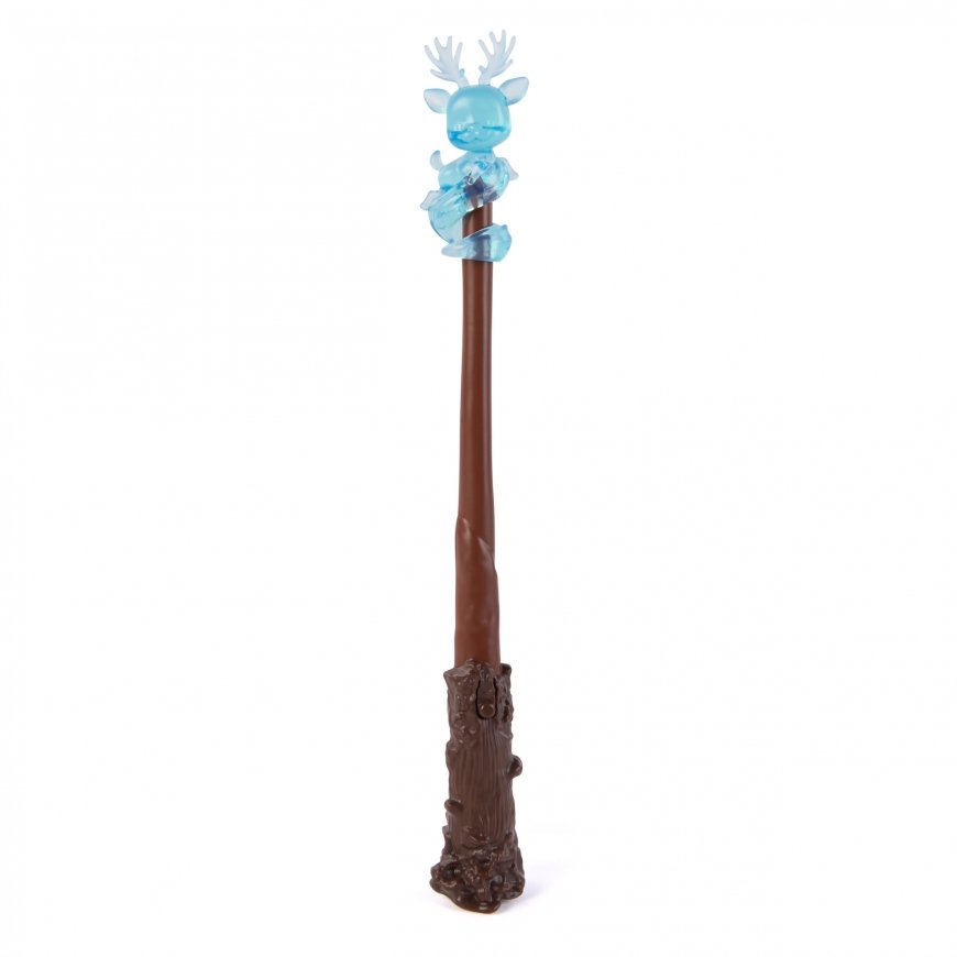 Wizarding World , Harry Potter 11-inch Lumos Light-up Magic Wand with Stag Patronus Figure, Kids Toy – 2