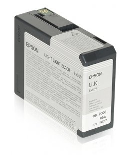 Epson Tindikassett Light Light Black T580900