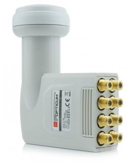 Opticum LOP 04H palydovinis keitiklis (LNB) 10,7 - 12,75 GHz Balta