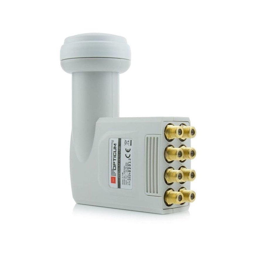 Opticum LOP 04H Low Noise Block downconverter (LNB) 10.7 - 12.75 GHz White