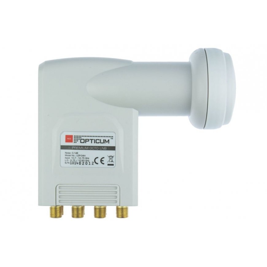 Opticum LOP 04H palydovinis keitiklis (LNB) 10,7 - 12,75 GHz Balta – 4