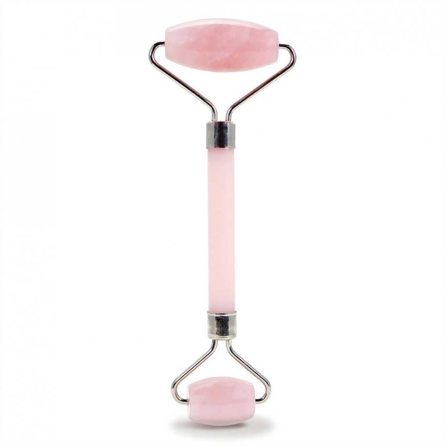 PlumBeauty Facial contour roller - rose quartz (Rose Quartz Facial Roller) cosmetic device – 2