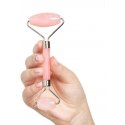 PlumBeauty Facial contour roller - rose quartz (Rose Quartz Facial Roller) kosmetinis prietaisas PlumBeauty Facial contour roller - rose quartz (Rose Quartz Facial Roller) kosmetinis prietaisas