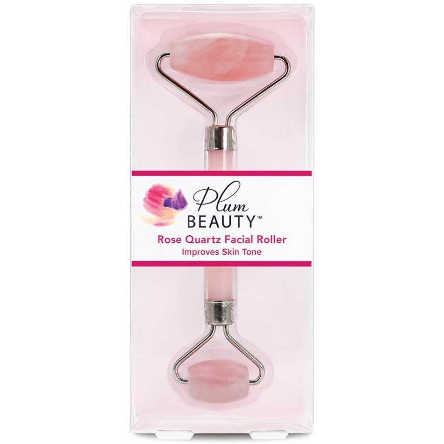 PlumBeauty Facial Contour Roller - ruusukvartsi (Rose Quartz Facial Roller) kosmeettinen laite – 4