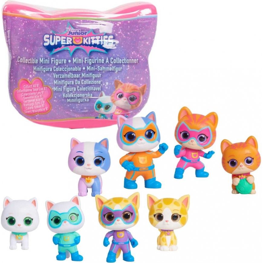 justplay Disney Junior Super Kitties Superkoty Mini figurka Niespodzianka kotek – 5