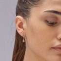 Brosway Gold Plated Hoop Earrings with Tear Drop Perfect Pendants BPC45 Brosway Gold Plated Hoop Earrings with Tear Drop Perfect Pendants BPC45