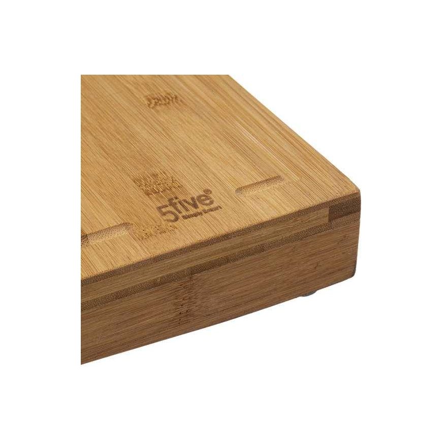 5five Simply Smart Bamboo Bambuleikkuulauta vanteella, 52 x 58 cm – 2