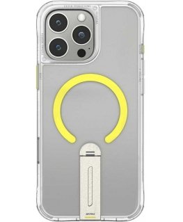 Skinarma Helix for Apple iPhone 16 Pro Magnetic Charging 360 Rotating Stand phone case transparent
