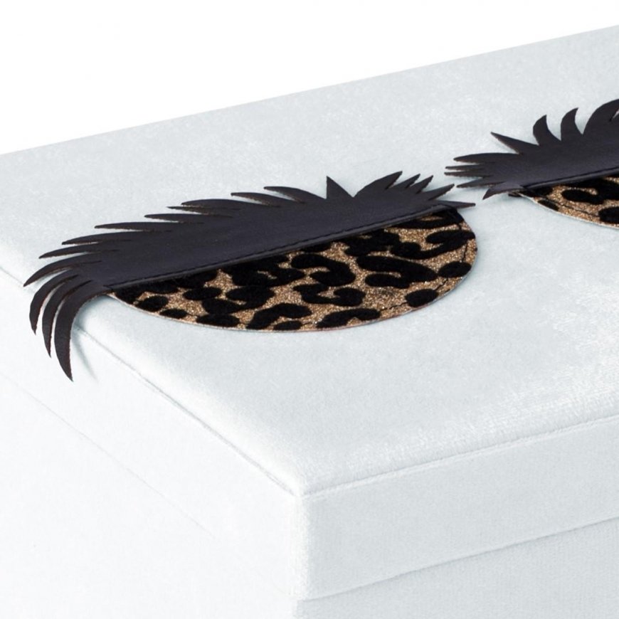 AmeliaHome Papuošalų dėžutė AH LASHES Baltas 19X12 – 3
