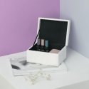 AmeliaHome Papuošalų dėžutė AH LASHES Baltas 19X12 AmeliaHome Papuošalų dėžutė AH LASHES Baltas 19X12