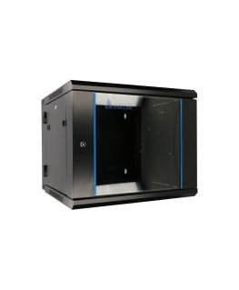 Extralink Rackmount cabinet 6U 600x600 AZH Black wall mounted, swing type