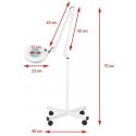 Activeshop Magnifying glass S4 + tripod white Activeshop Magnifying glass S4 + tripod white