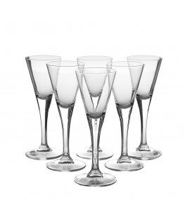 Royal Leerdam SET OF 6 LIQUEUR GLASS 55ML