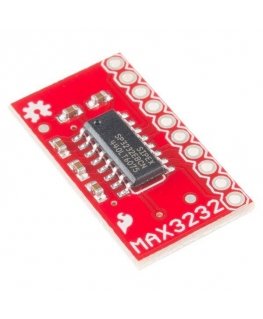 Transceiver Breakout MAX3232 3.3V/5V, RS232, UART converter, SparkFun BOB-11189