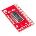 Lähetin-vastaanotin Breakout MAX3232 3.3V/5V, RS232, UART-muunnin, SparkFun BOB-11189