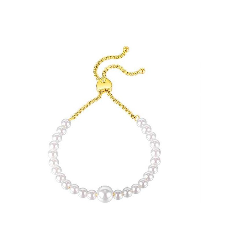 Troli Charming gold-plated bead bracelet VGS1139-2