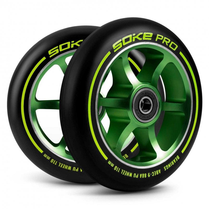 Soke Kółka do hájnogi 110 mm green 2 pcs