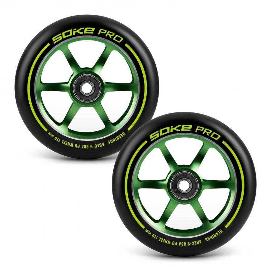 Soke Kółka do hájnogi 110 mm green 2 pcs – 5