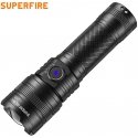 Superfire Flashlight Y26, 816lm, 15W, rechargeable USB C, 1x 26650 3700mAh, IP43 Superfire Flashlight Y26, 816lm, 15W, rechargeable USB C, 1x 26650 3700mAh, IP43