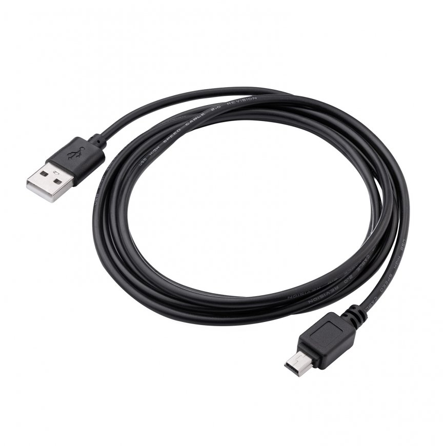 Akyga AK-USB-03 USB-kaapeli USB 2.0 1,8 m USB A Mini-USB B musta