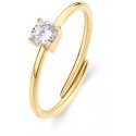 Sagapo Gold-plated ring with cubic zirconia Dazzly SDZ37 Sagapo Gold-plated ring with cubic zirconia Dazzly SDZ37