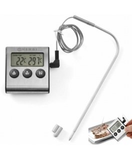 Gastronomic thermometer for baking with probe and timer function - Hendi 271346