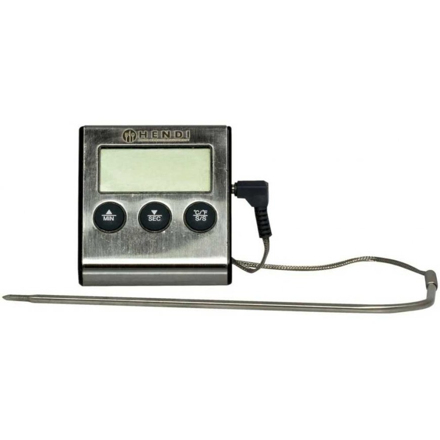 Gastronomic thermometer for baking with probe and timer function - Hendi 271346 – 3