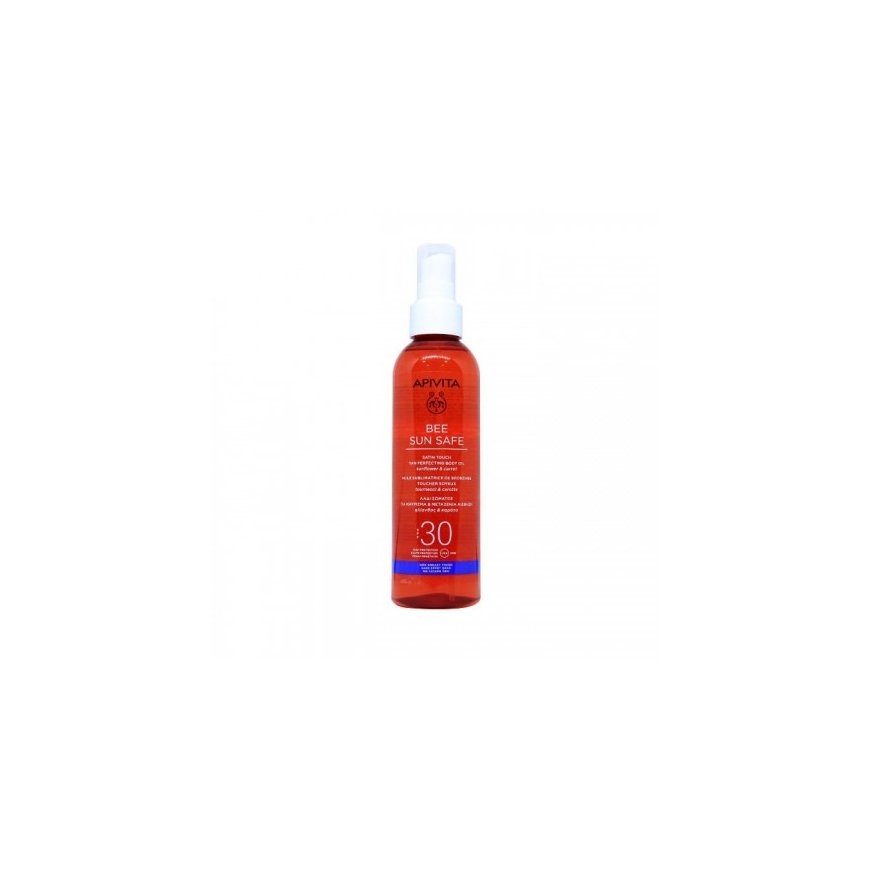 "Apivita Bee Sun Safe" body tanning oil SPF30 200ml – 2
