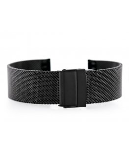 Pacific M6 bracelet - HQ mesh - black 18mm