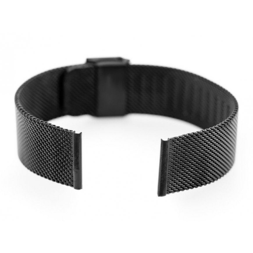 Pacific M6 bracelet - HQ mesh - juodas 18mm – 2