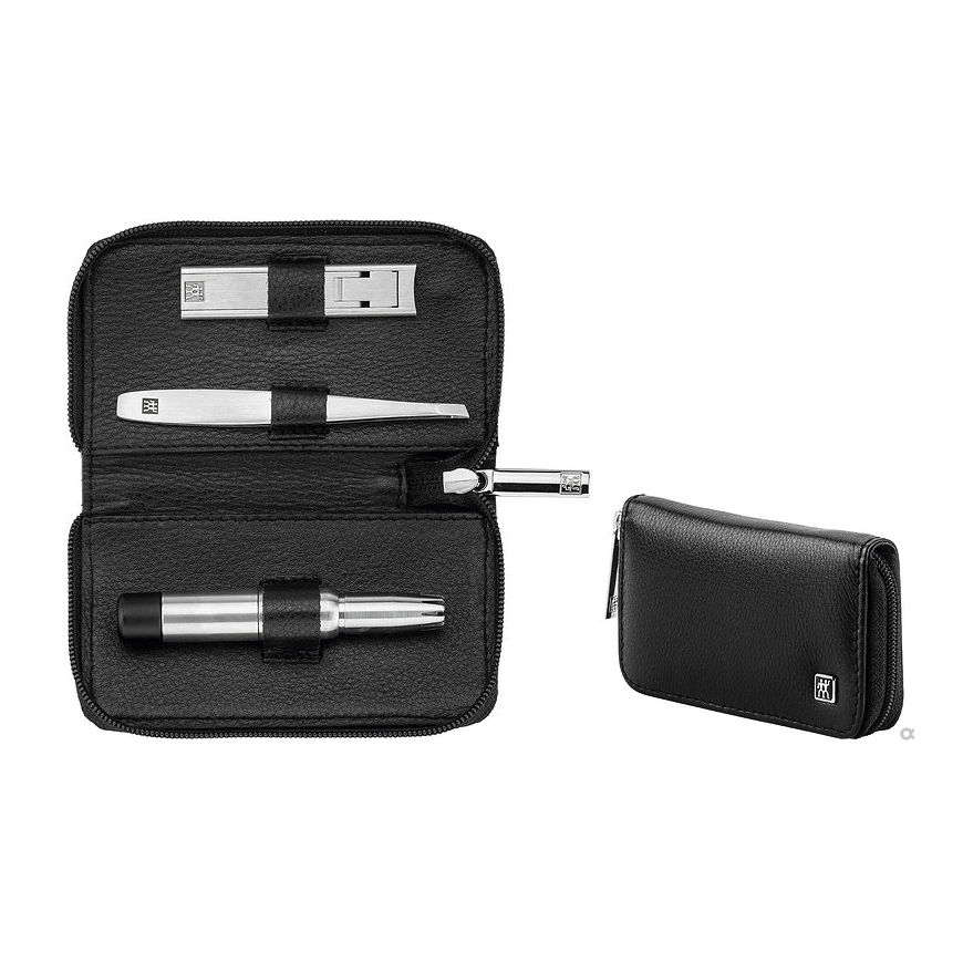 ZWILLING TWINOX Travel set - black leatherette, 3 elements