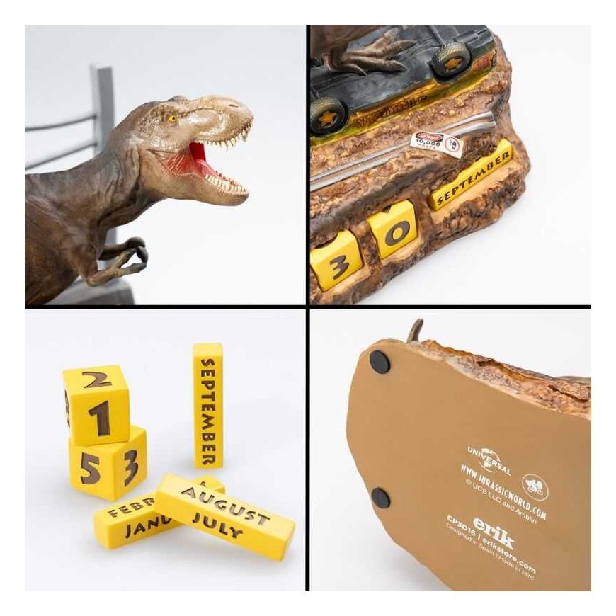 ERIK Jurassic Park 3D perpetual calendar – 4